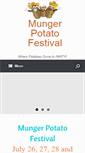 Mobile Screenshot of mungerpotatofest.com